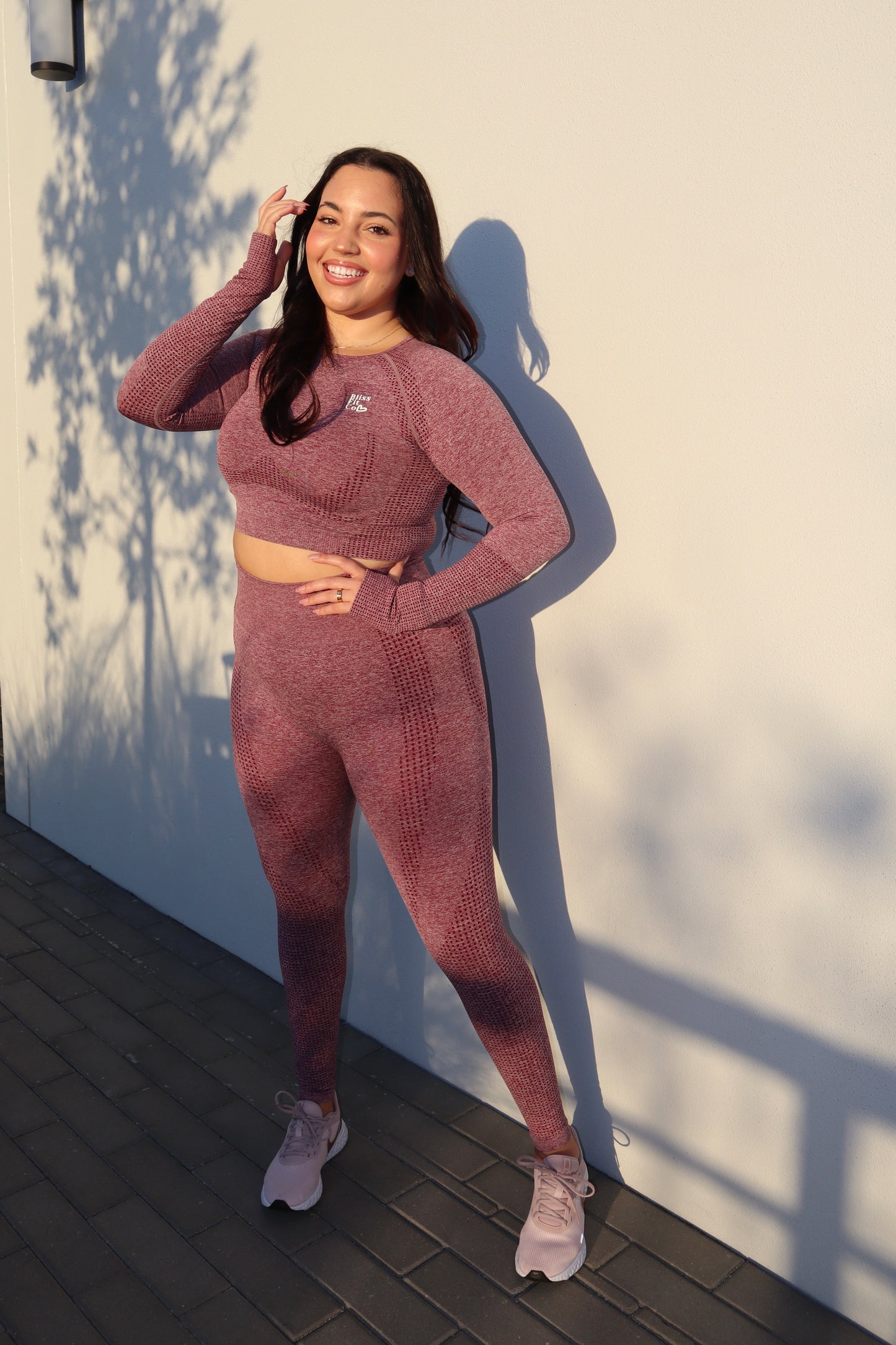 Wine Adventure Long Sleeve Crop